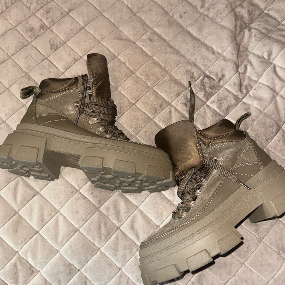 Zara combat boot